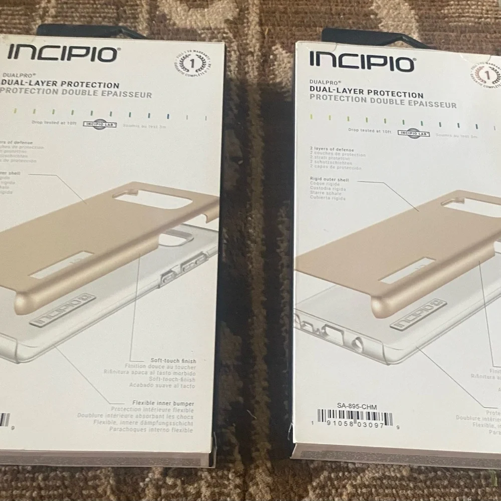 Incipio Gold Dual-Layer Case for Samsung Galaxy Note8